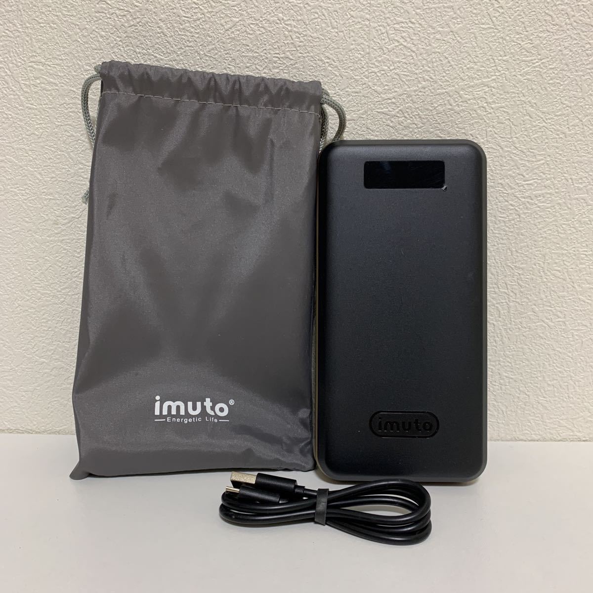 【極美品】imuto(イムート)X6PD 30000Ah PDモバイルバッテリー 45W PSE認証 / Power Delivery対応 / 残量表示/ 出力ポート_画像1