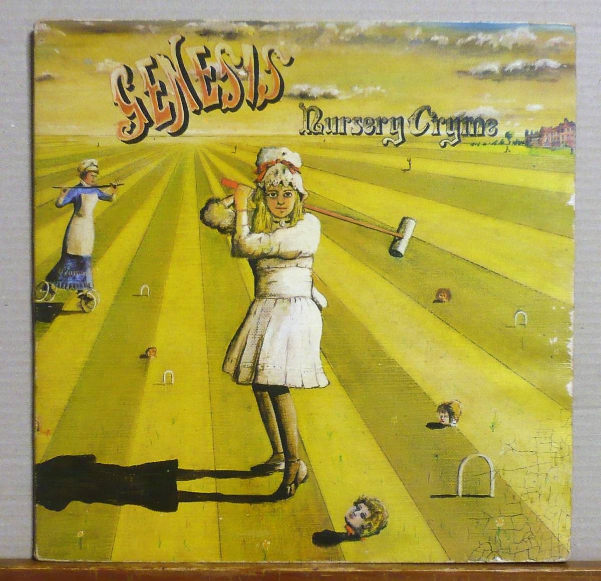 英LP●GENESIS／Nursery Cryme ピンク・スクロール・レーベル 初回MAT:1U/2U 枝番1/1 音域は狭いながらレコードに勝るものなし_画像1