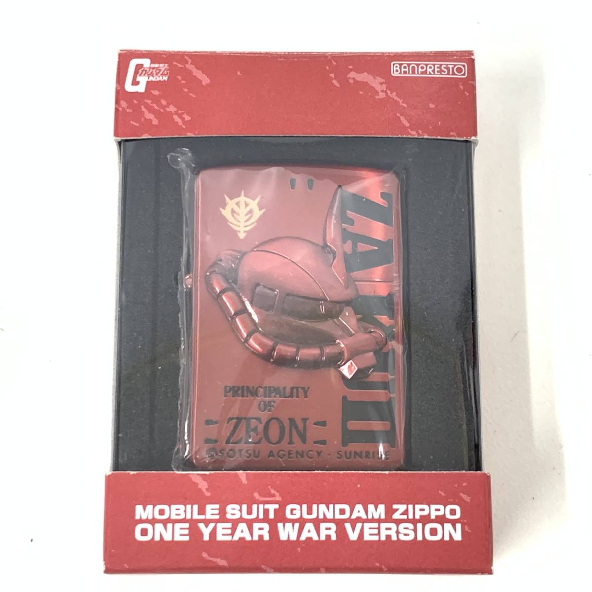 未使用品】ZIPPO ガンダム シャア専用ザク ZAKUⅡ ジッポー メタル 