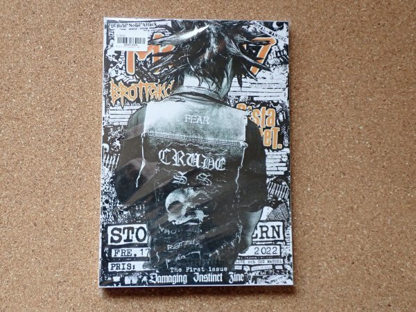 DAMAGING INSTINCT ZINE THE FIRST ISSUE 2022 - The International Punk Hardcore Fanzine PUNK CRUST HARDCORE punk crust hard core 