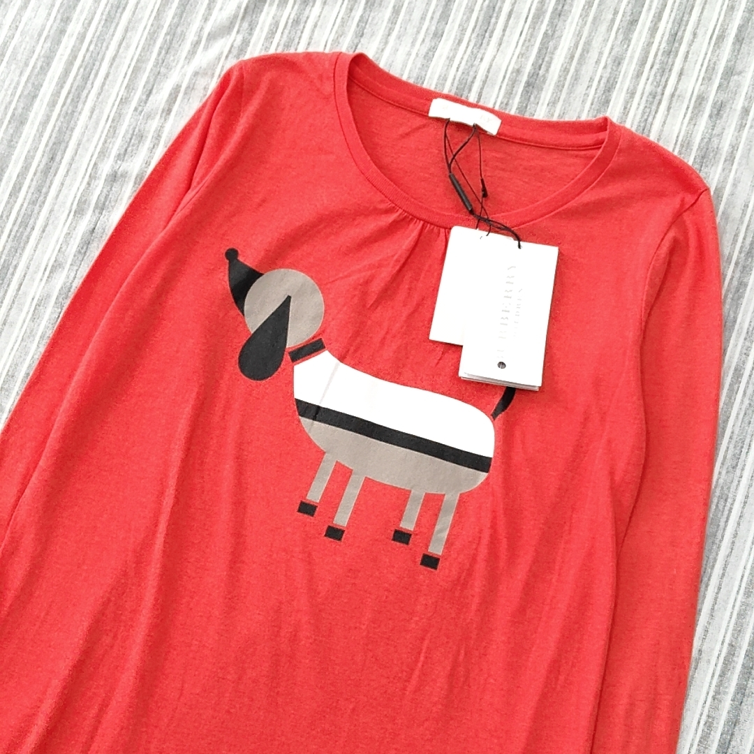 △送料込△★新品★バーバリーチルドレン＊長袖Tシャツ＊犬＊12Y/150㎝＊男女_画像2