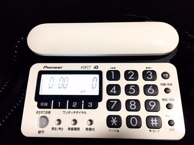 初回限定】 TF-SD15S-PW デジタルコードレスホン パイオニア Pioneer