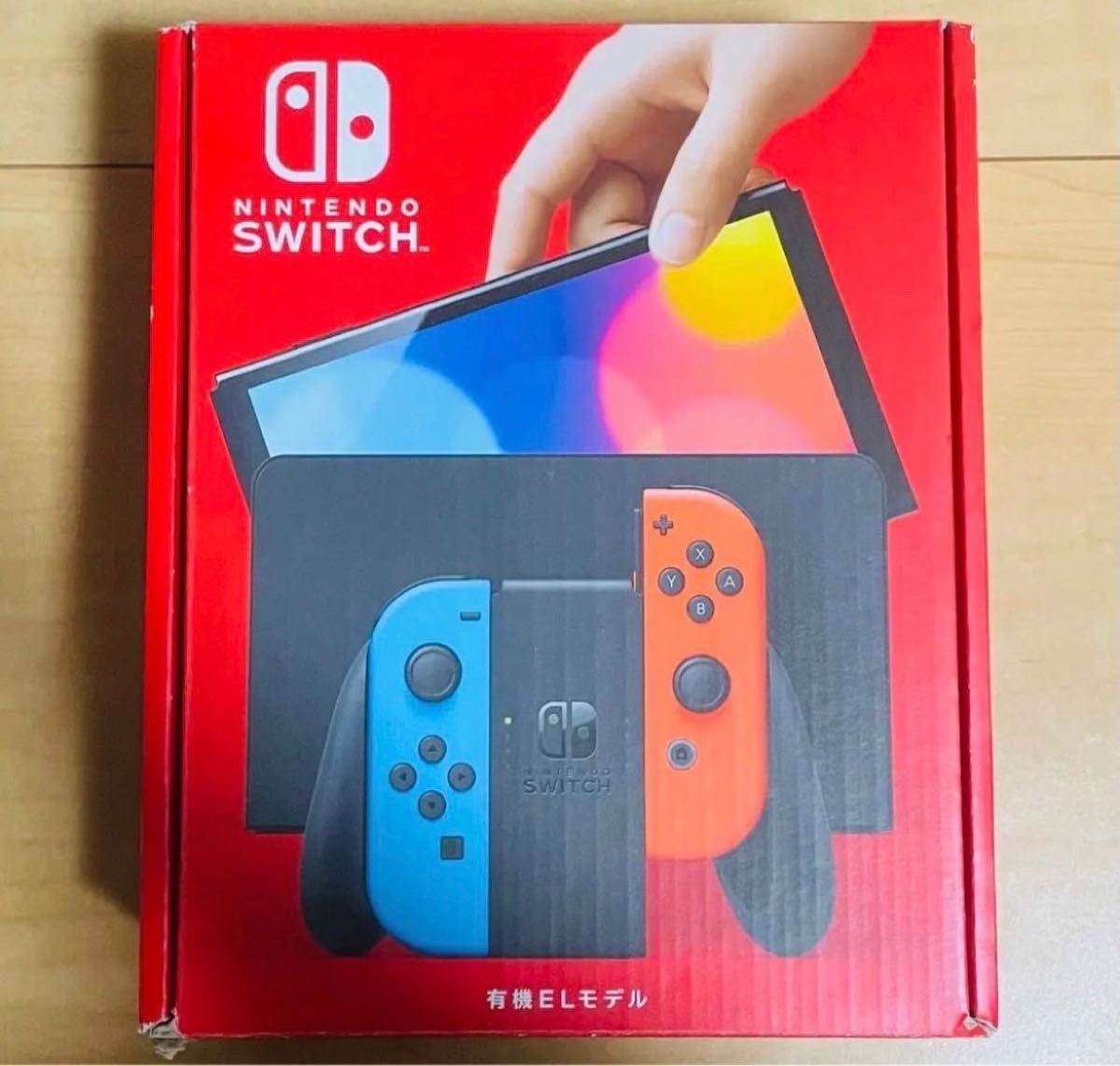 【極美品/送料無料】Nintendo Switch ニンテンドースイッチ 本体 有機ELモデル ネオンレッド/ブルー 値下不可