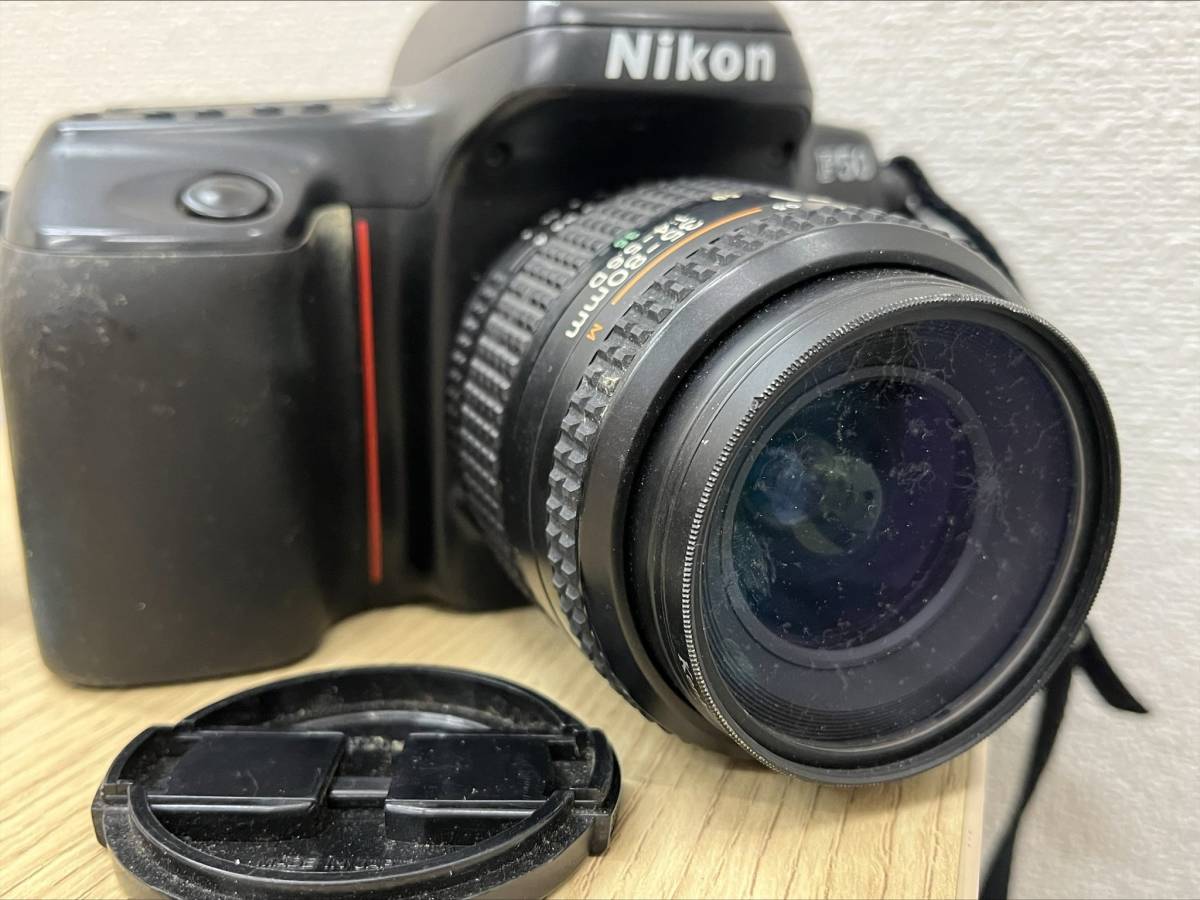 #3213 NIKON ニコン F50 ボディ AF NIKKOR 35-80mm 1:4-5.6D レンズ 一眼レフ フィルム カメラ 動作未確認_画像2