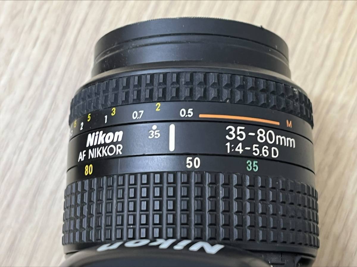 #3213 NIKON ニコン F50 ボディ AF NIKKOR 35-80mm 1:4-5.6D レンズ 一眼レフ フィルム カメラ 動作未確認_画像8