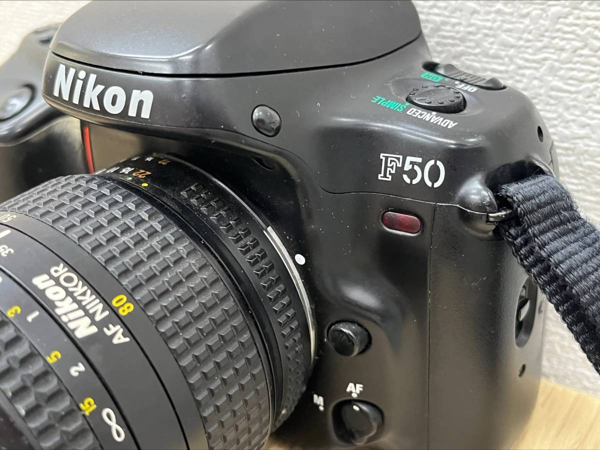 #3213 NIKON ニコン F50 ボディ AF NIKKOR 35-80mm 1:4-5.6D レンズ 一眼レフ フィルム カメラ 動作未確認_画像4
