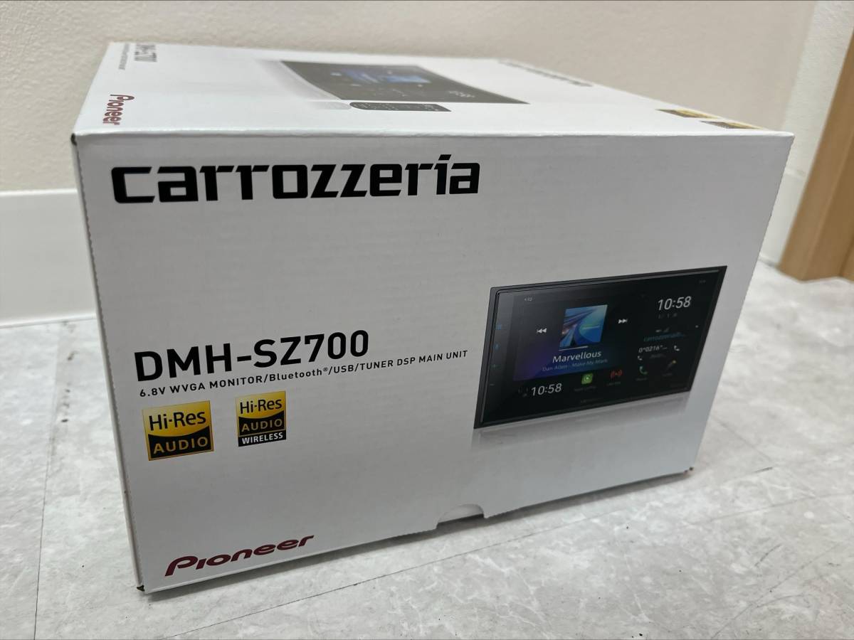 #764A 【送料無料・新品・未開封】　パイオニア カロッツェリア carrozzeria カーオーディオ DMH-SZ700 6.8型ワイドVGA Bluetooth USB_画像2