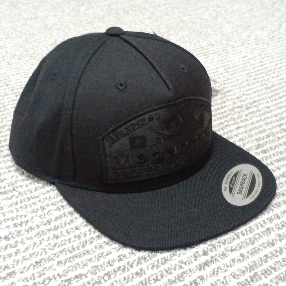 新品 メガバス サイキックスナップバック キャップ #ブラックアウト　Megabass PSYCHIC SNAPBACK CAP #BLACKOUT　ワッペン 帽子 ハット_画像4