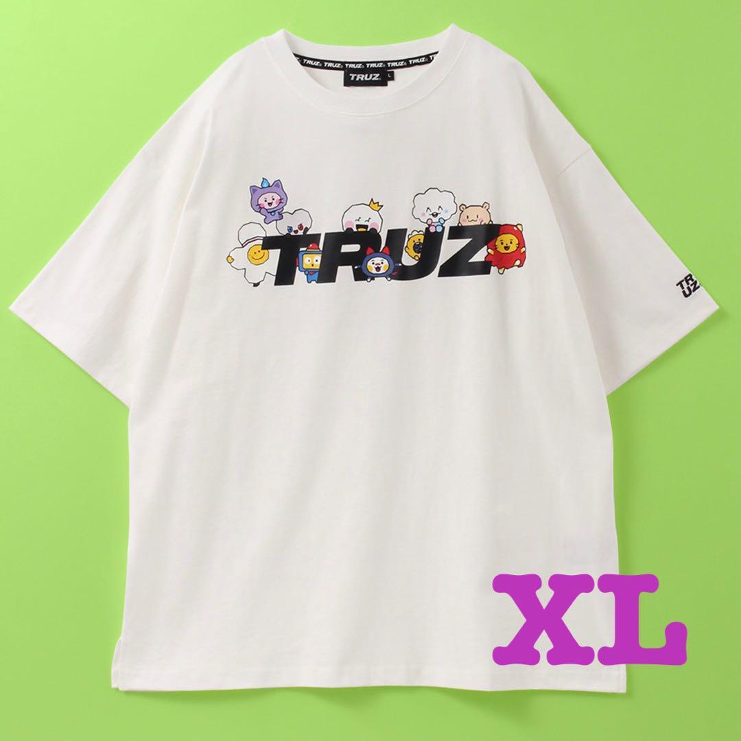 新品　TRUZ トゥルーズ　ロゴ　Tシャツ　ホワイト　レディース　XL