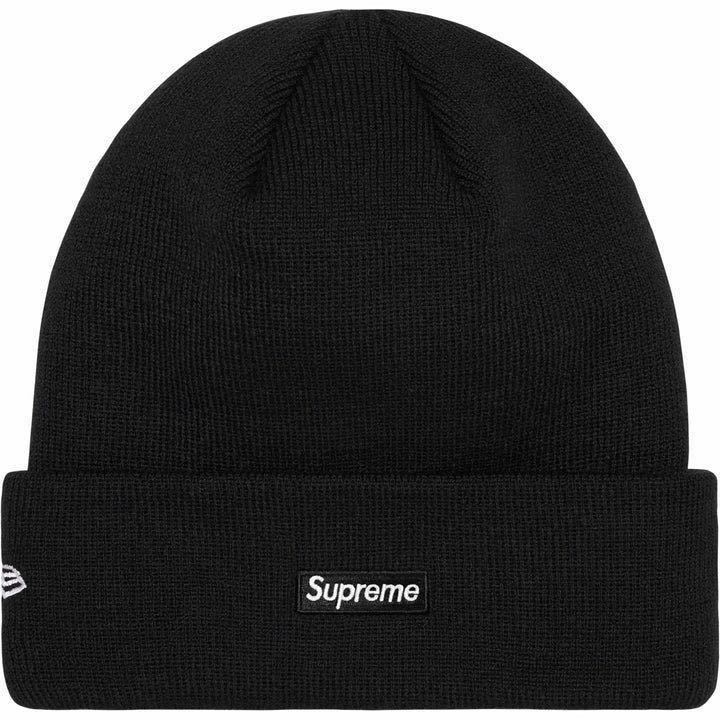 【新品 黒 23AW New Era S Logo Beanie】 supreme シュプリーム ニューエラ ビーニー small box bandana cross overdyed loose gauge_画像2