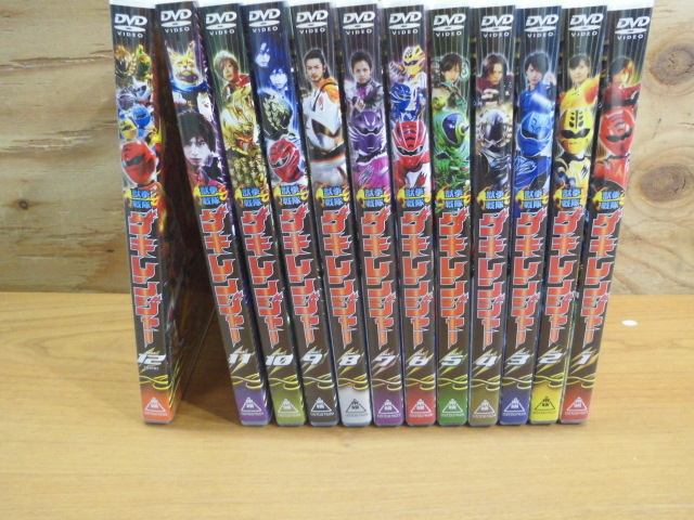 ☆格安売切☆ゲキレンジャー DVD 全12巻セット 劇場版 獣拳戦隊