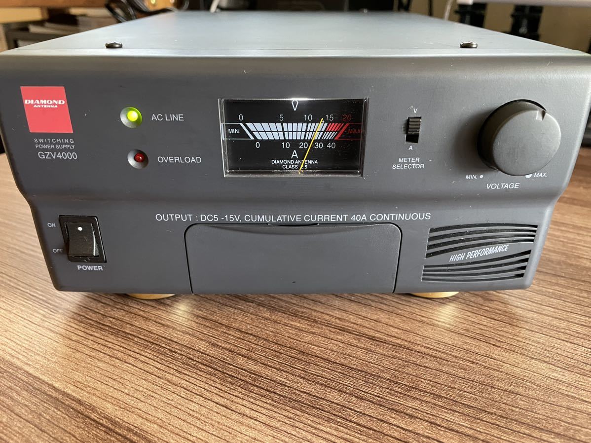 第一電波工業 GZV4000 40A直流安定化電源アマチュア無線