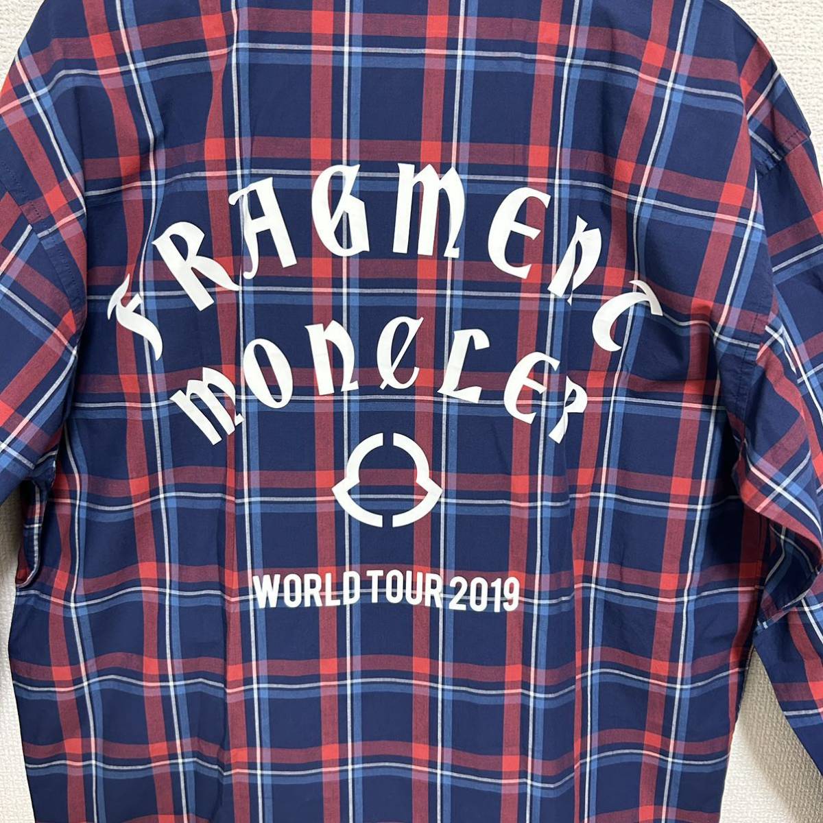 【最安値】モンクレール　フラグメントチェックシャツ　7 Moncler Fragment Hiroshi Fujiwara