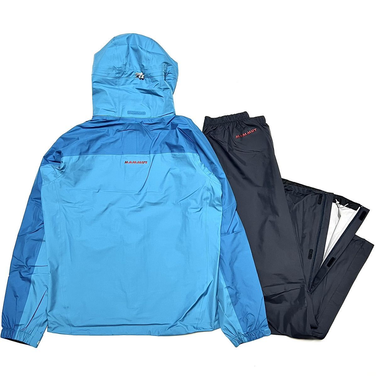 L woman new goods Mammut waterproof Gore-Tex rainsuit rain top and bottom set rainwear rainwear GORETEX setup wi men lady's 