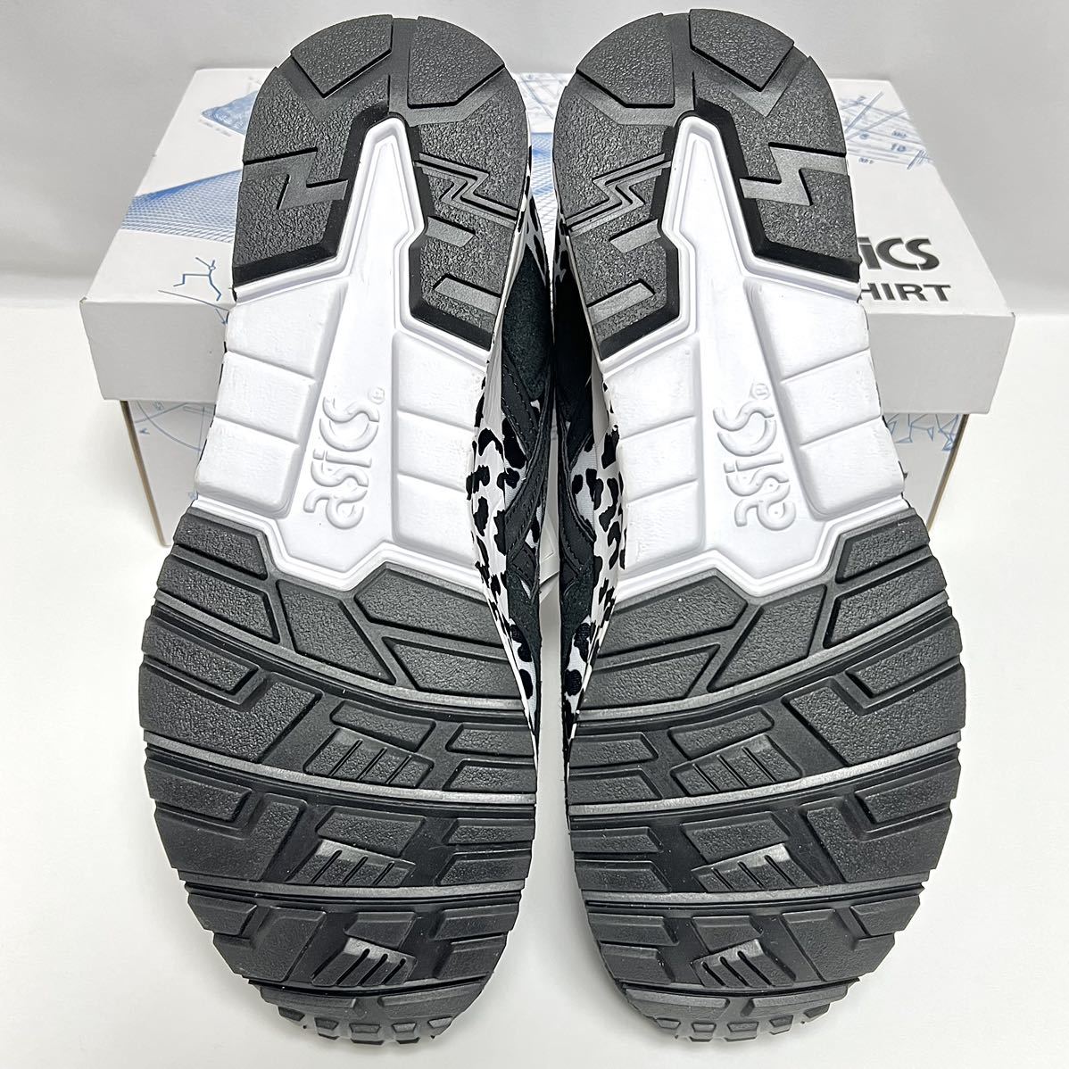 26.5cm 新品 コムデギャルソン × アシックス コラボ スニーカー GEL LYTE ゲルライト 黒 シューズ レオパード ヒョウ柄 豹柄 ASICS_画像9