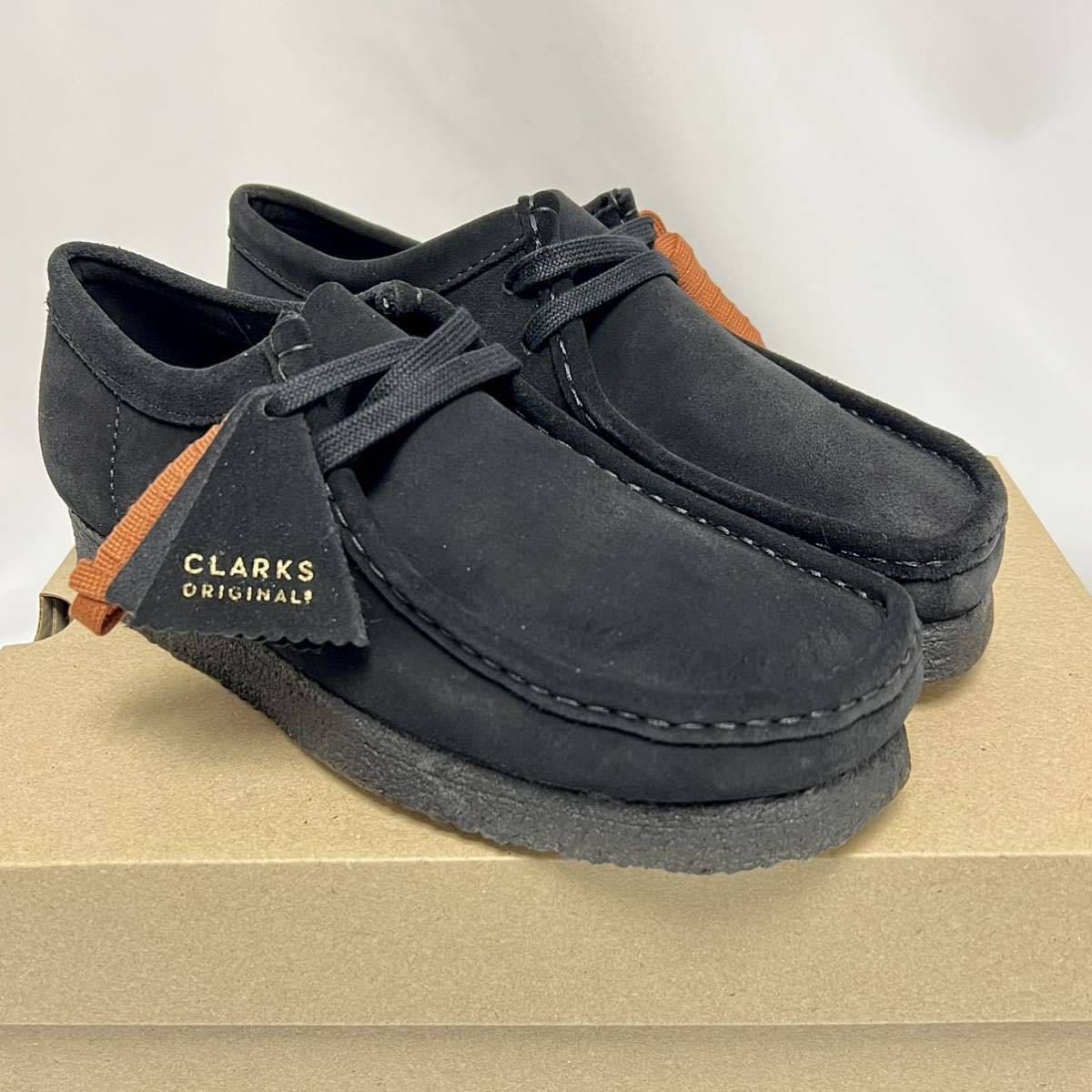 美品 クラークス Wallabee GTX UK8 26cm ブラックスエード Yahoo