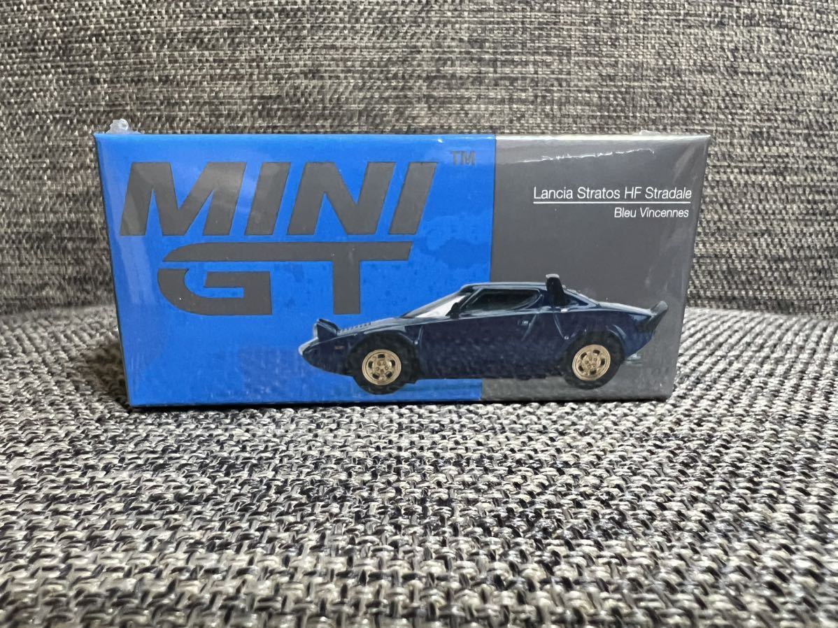MINI GT 1/64 ランチア ストラトス HF ストラダーレ ブルー (左ハンドル) 411_画像1