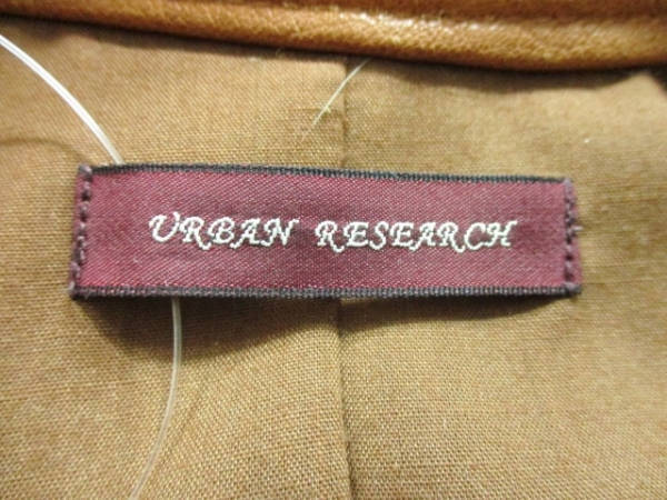 1999円URBAN RESEARCHライダースジャケット サイズF ブラウン _画像3