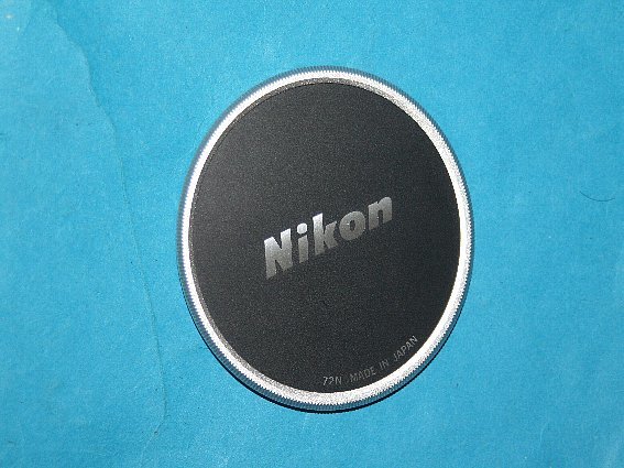 ★ 今回限定 激安出品！希少！美品！大口径レンズ用！★ Nikon ニコン 純正メタルキャップ 72mm ※ コレクションにもお奨め！EJ2903_画像1