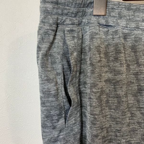 [KWT765] ユニクロ ハーフパンツ ブラック×グレー メンズ XL ポス