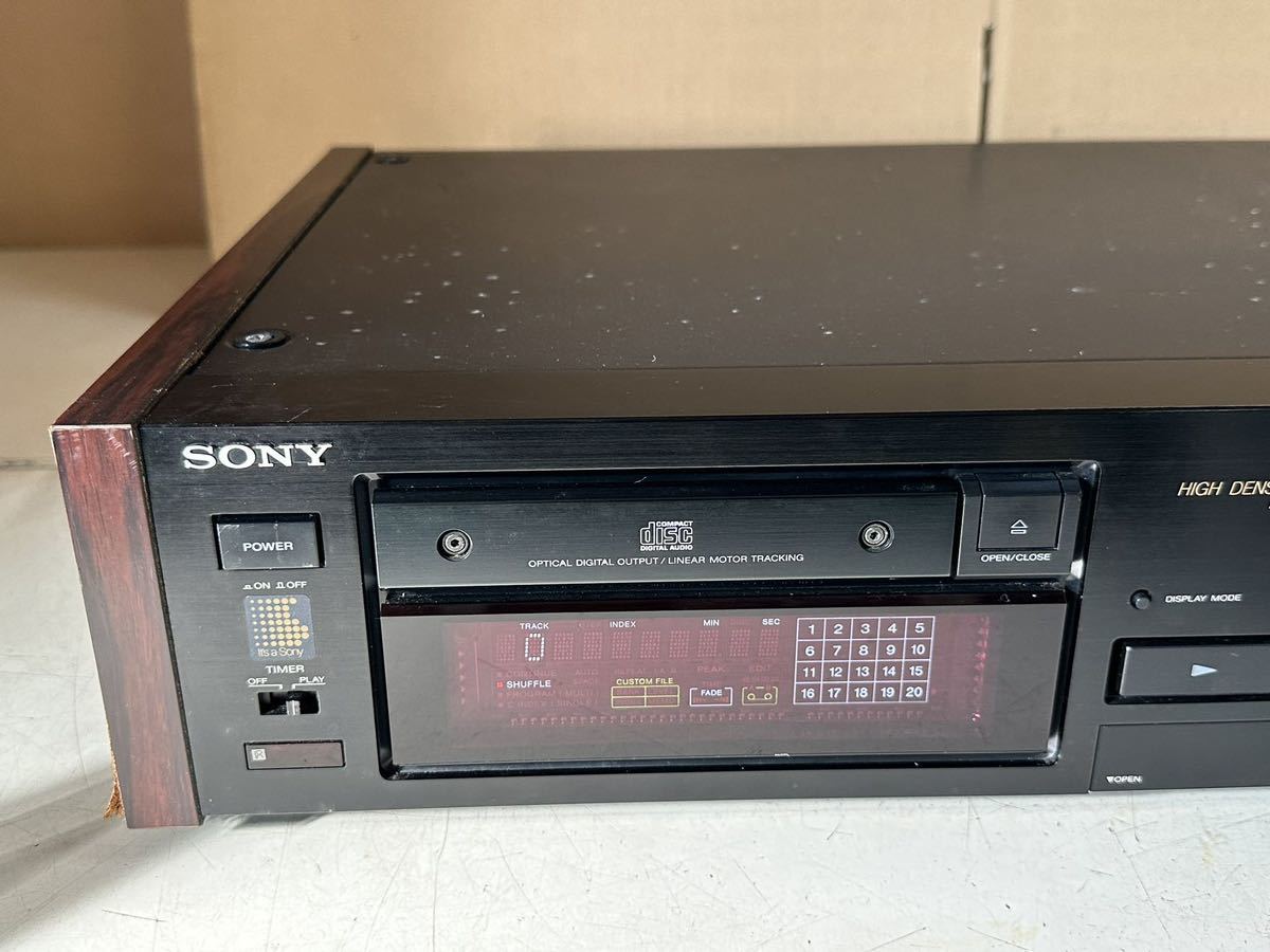 SONY ソニー CDP-X55ES CDプレーヤ 通電/ジャンク_画像2