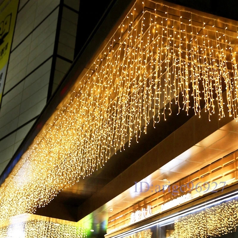 O102★新品装飾ライト ストリングライト LED イルミネーション 5メートルクリスマスledカーテンストリングライトドループ0.40.6m_画像1