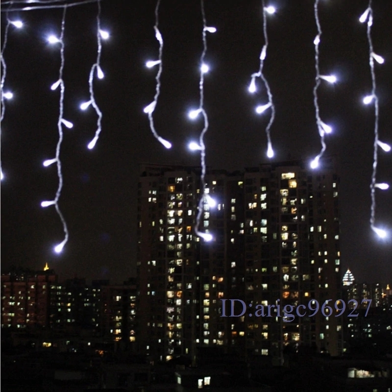 O102★新品装飾ライト ストリングライト LED イルミネーション 5メートルクリスマスledカーテンストリングライトドループ0.40.6m_画像3