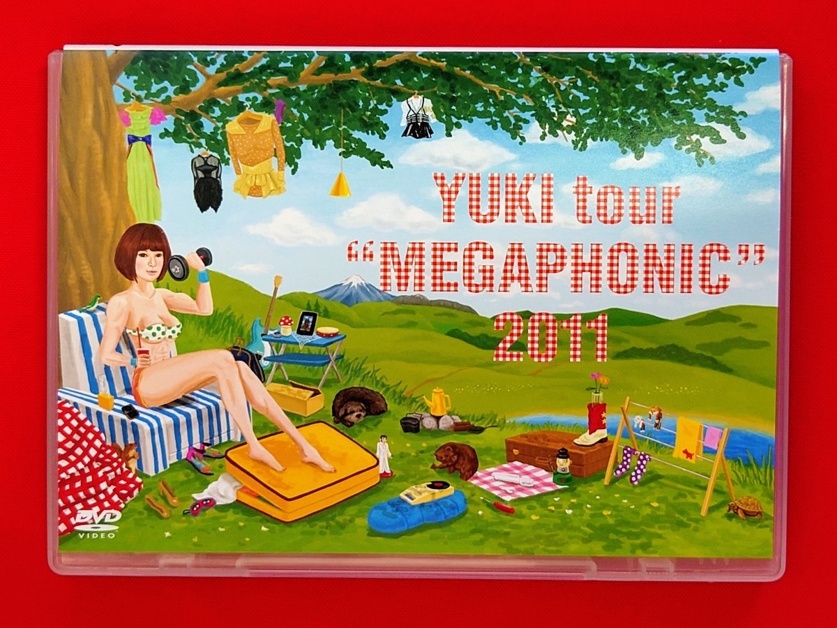 YUKI tour “MEGAPHONIC 2011 DVD 未使用ソロとしては初となるアリーナ・ツアーMEGAPHONIC 11月3日の横浜アリーナ公演の模様を収録_画像1