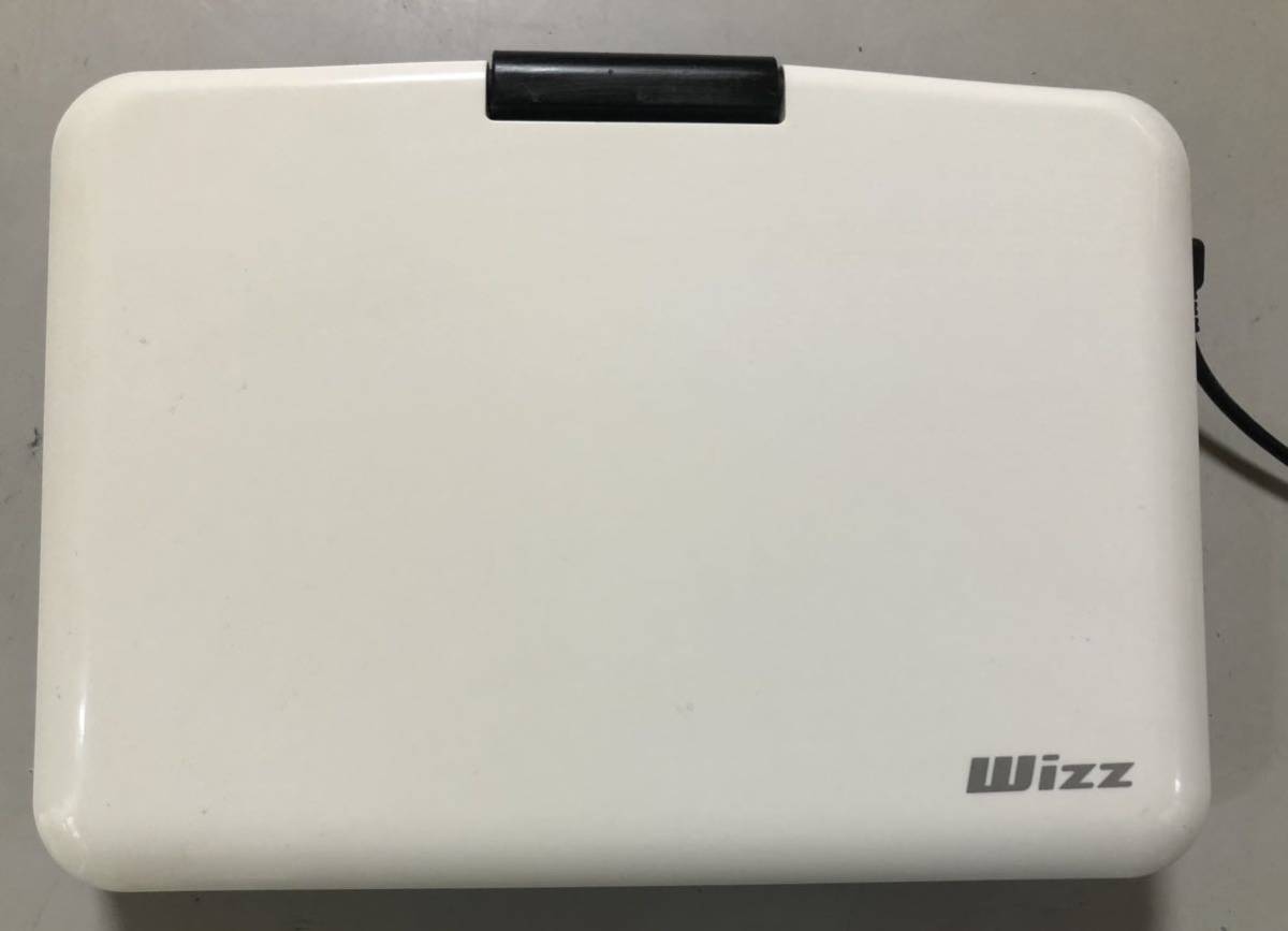 23M10-38N：【中古動作確認品】 Wizz ポータブルDVDプレーヤー DV-PW920 ダイニチ電子 ホワイト リモコン ACアダプター付き_画像5