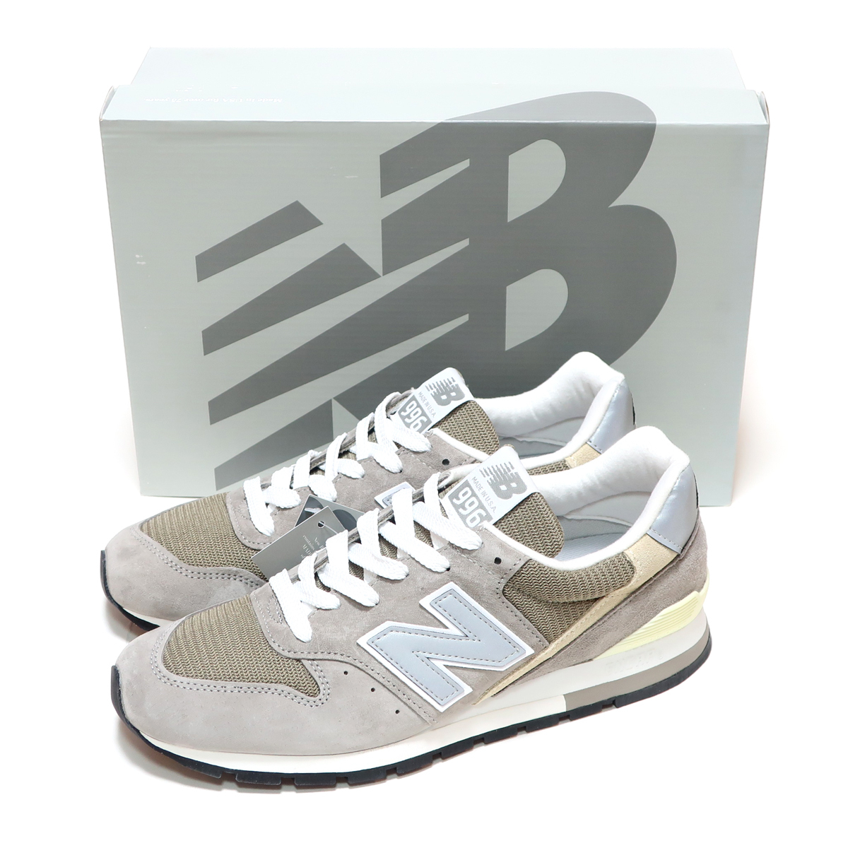 NEW BALANCE U996GR GRAY GREY SUEDE MADE IN USA US12 30cm ( ニューバランス 996 グレー スエード アメリカ製 )