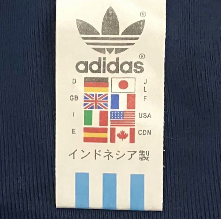 【人気】adidas　アディダス　トラックジャケット　トラックジャージ　トレフォイルロゴ　3本ライン　裏起毛　ラグランスリーブ　00s