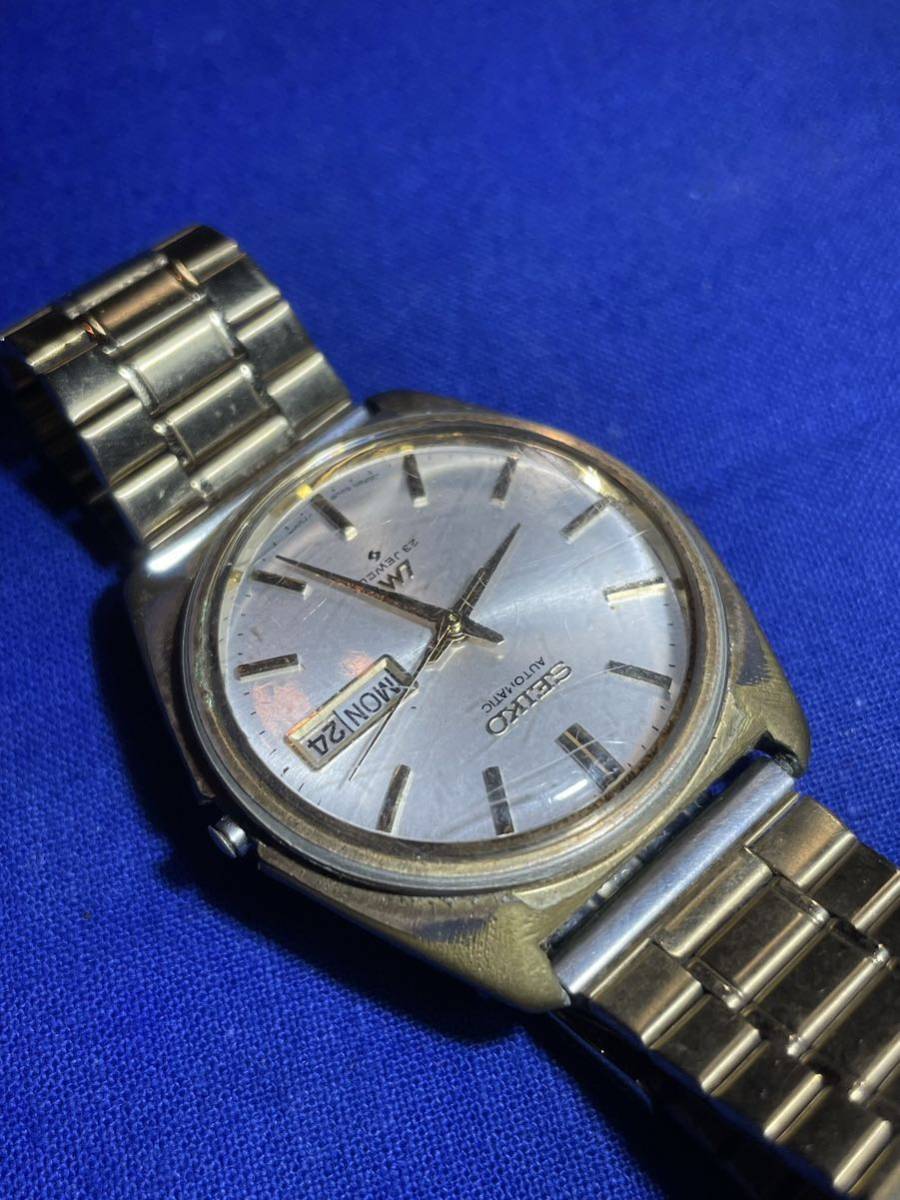 【SEIKO】セイコー AUTOMATIC LM 23石 5606-7000 ロードマチック オートマチック メンズ腕時計 国鉄 ビンテージ 動作未確認 現状品_画像4