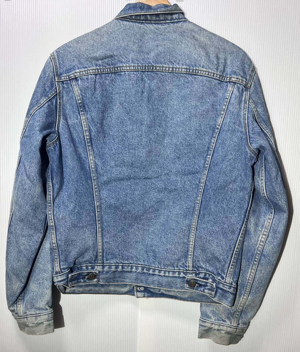 80s Levi's 71506 ヴィンテージ デニムジャケット ブランケット付き 40 USA製 リーバイス Gジャン スモール e _画像2