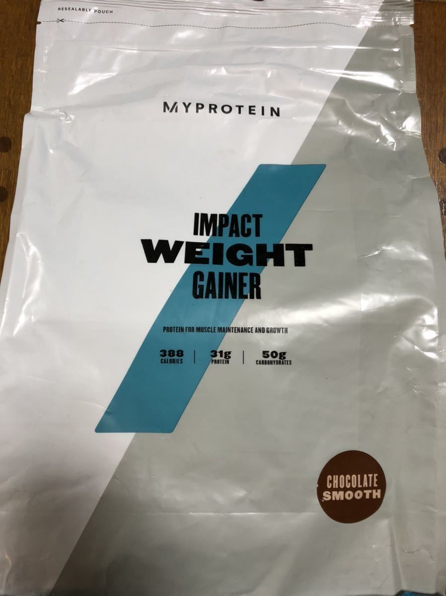 送料無料 国内発送 myprotein マイプロテイン ウエイトゲイナー チョコレートスムーズ味 2.5kg BCAA 筋トレ バルクアップ_画像1