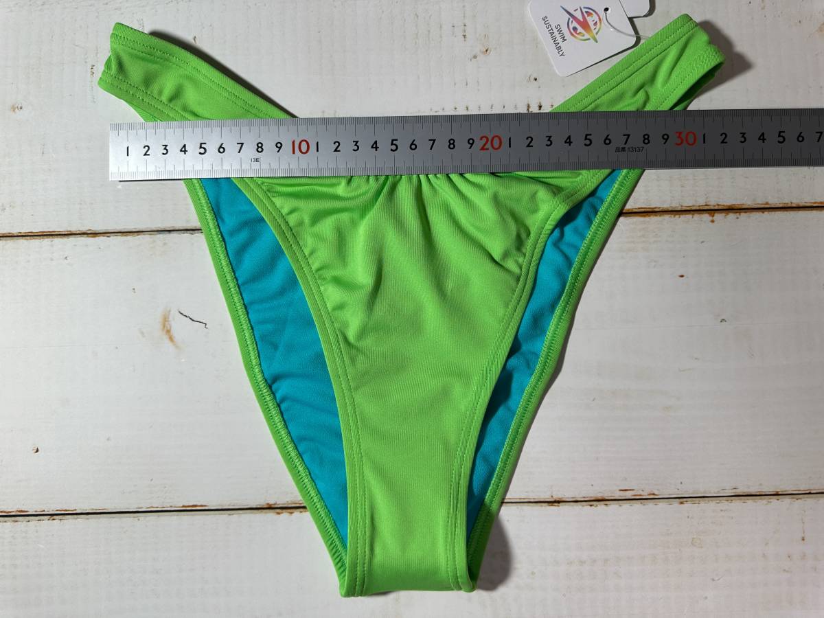 【即決】speedo スピード 女性用 ビーチバレー ビキニ ショーツ 水着 ブルマ チーキー Green 海外Sの画像6