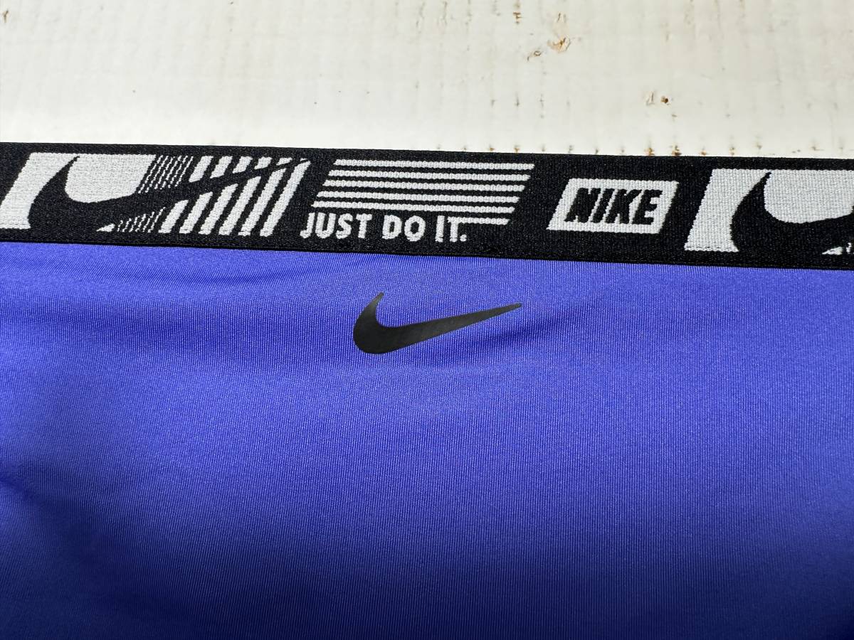 【即決】Nike ナイキ 女性用 ビーチバレー ビキニ ショーツ 水着 ブルマ Logo Sapphire 海外XS