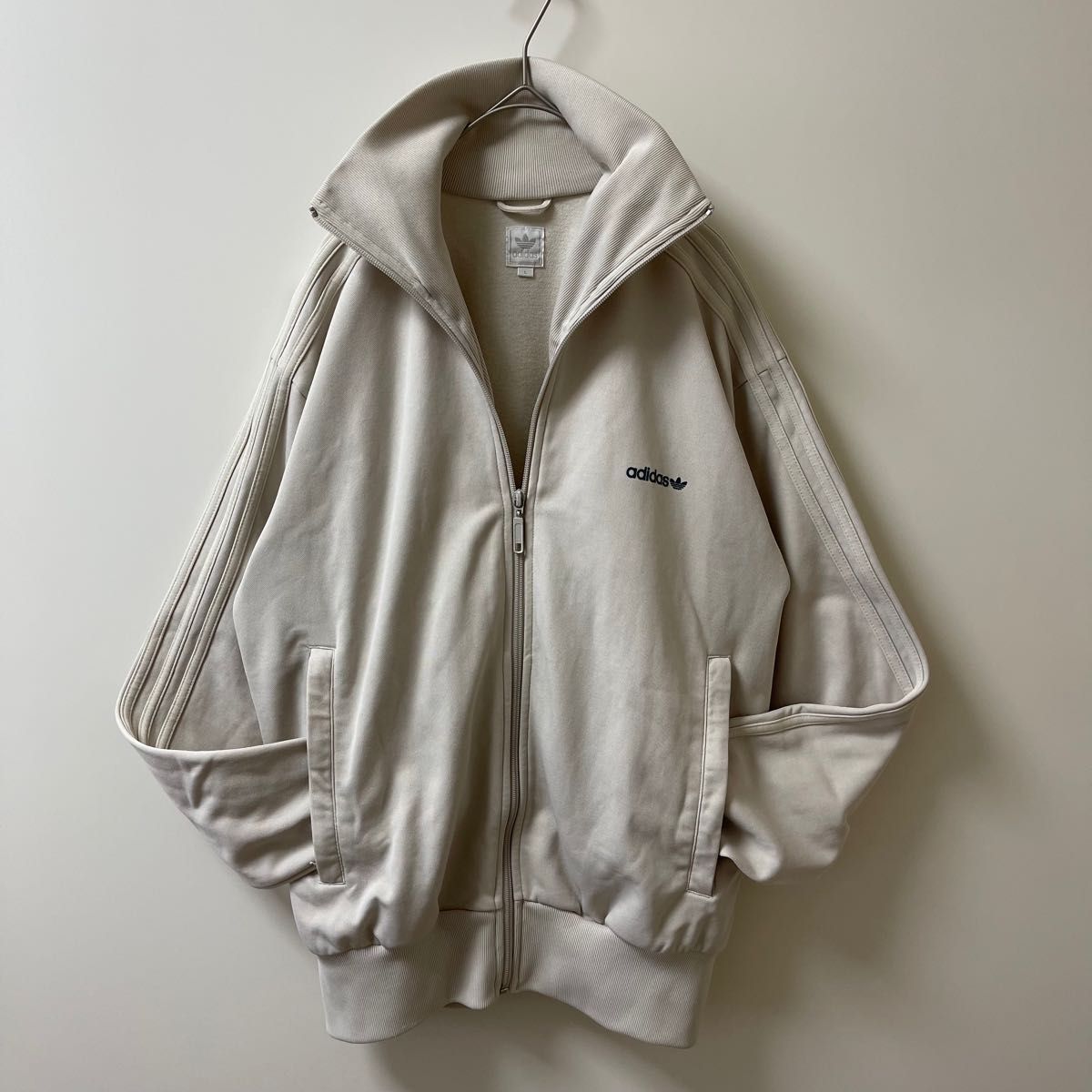 2XL 美品】アディダス古着トラックジャケット生成色ジャージ 2XL 美品】アディダス古着トラックジャケット生成色ジャージ