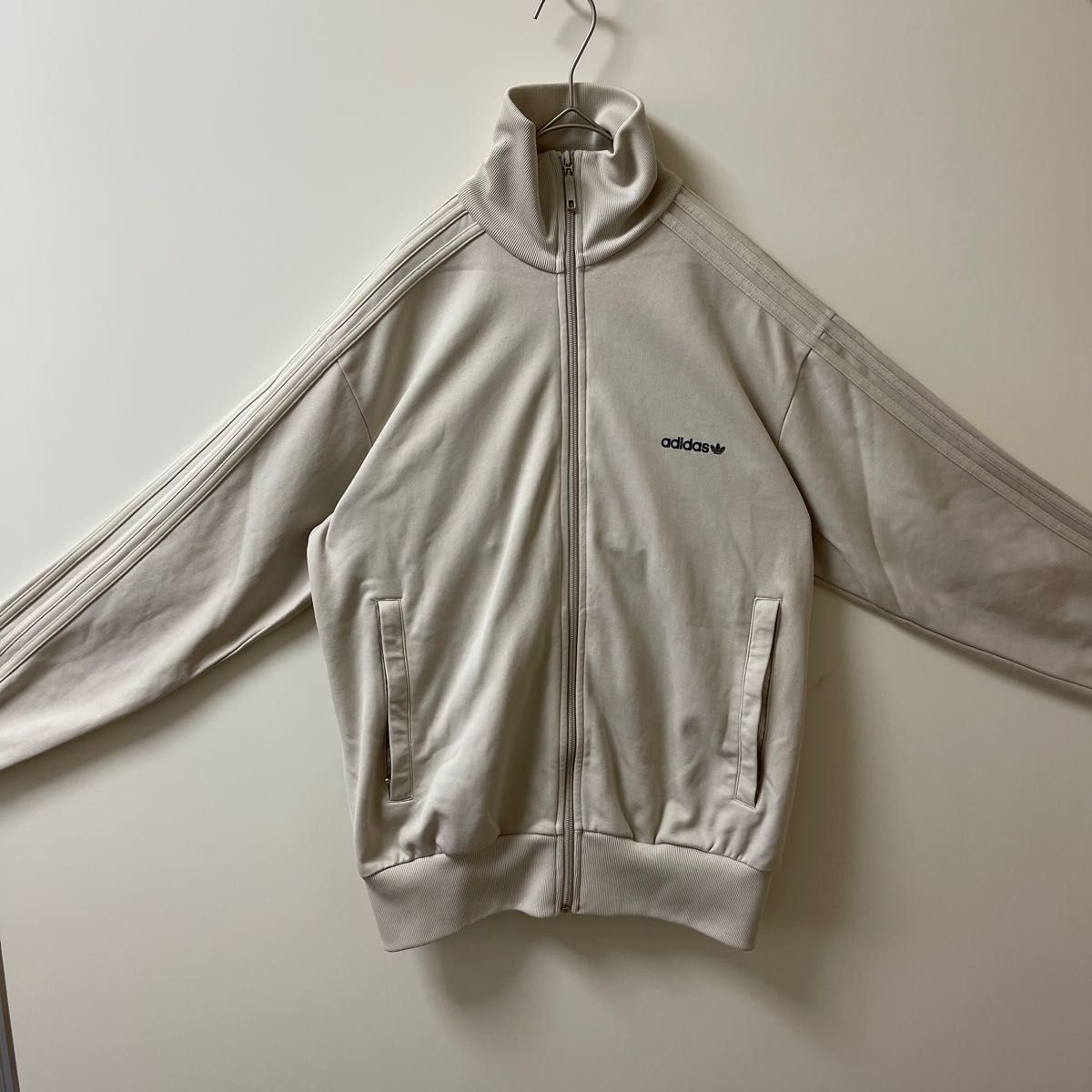 2XL 美品】アディダス古着トラックジャケット生成色ジャージ 2XL 美品】アディダス古着トラックジャケット生成色ジャージ