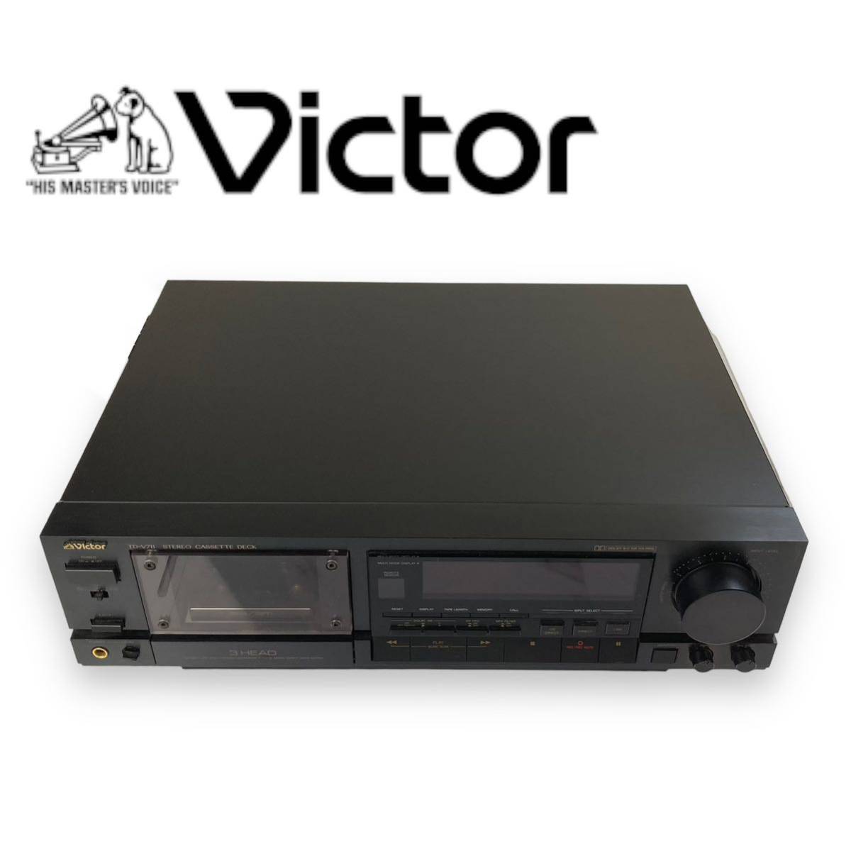 公式ショップ】 カセットデッキ 3ヘッド TD-V711 【希少品】victor