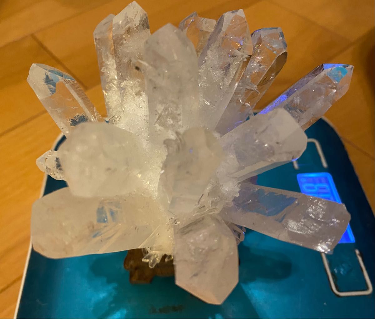クリスタル 水晶クラスター 天然石 約413g