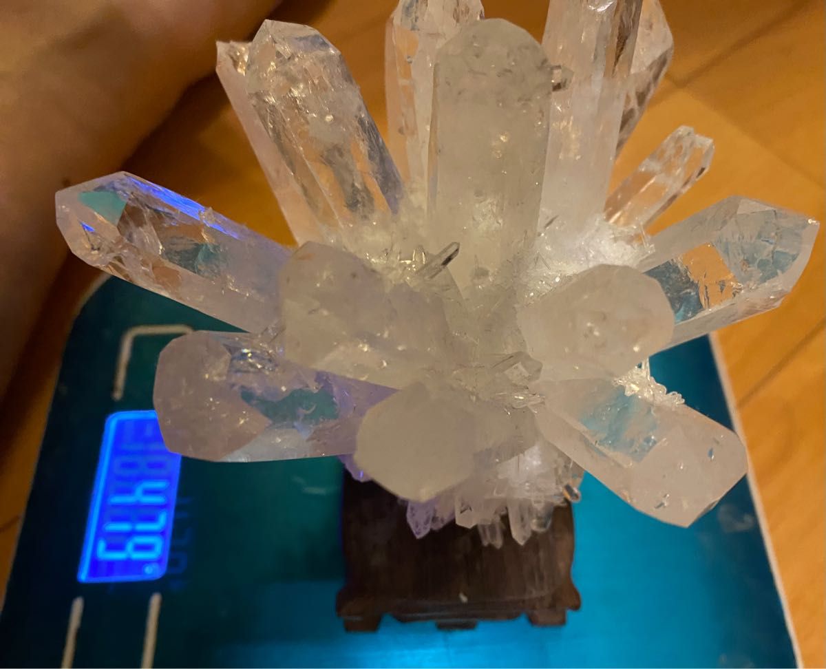 く日はお得♪ クリスタル 水晶クラスター 天然石 約413g その他