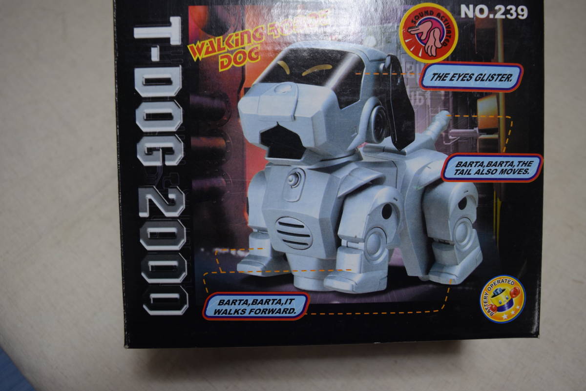 i... san selling out new goods T-DOG 2000 NO.239 robot pet 