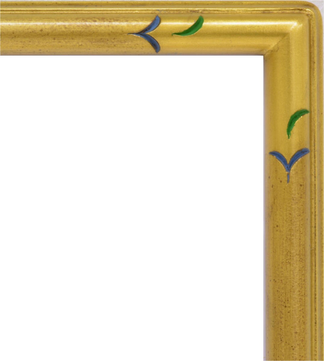 デッサン用額縁 木製フレーム 7201 半切サイズ ゴールド_画像2