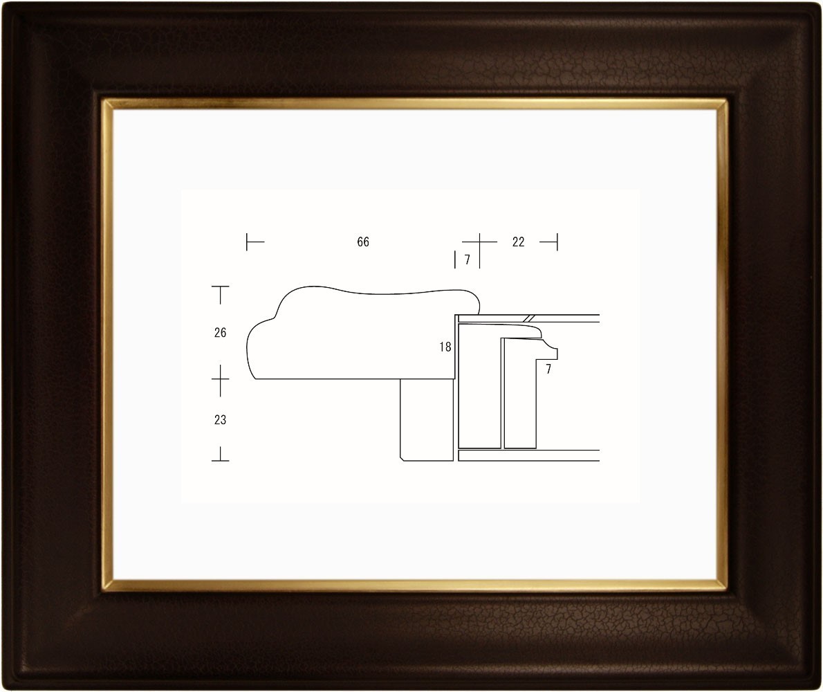 額縁 油彩額縁 油絵額縁 木製フレーム 糸巻マットなし 根来 サイズF25号_画像1