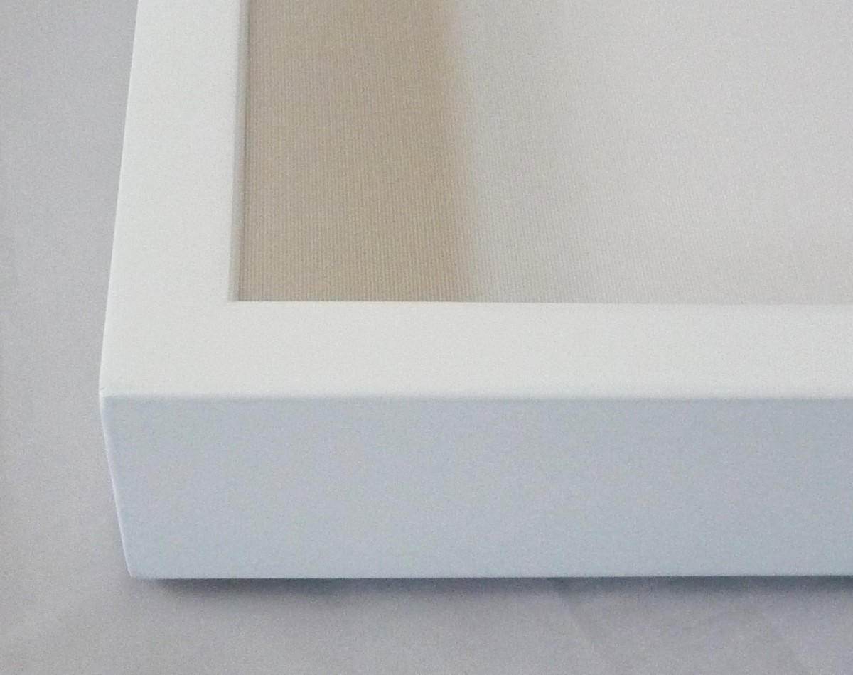 油絵用 額縁 木製フレーム K-BOX 白 サイズM4号_画像4