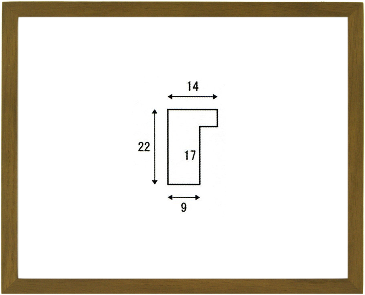 OA額縁 ポスターパネル 木製フレーム オーク14 A2サイズ_画像1