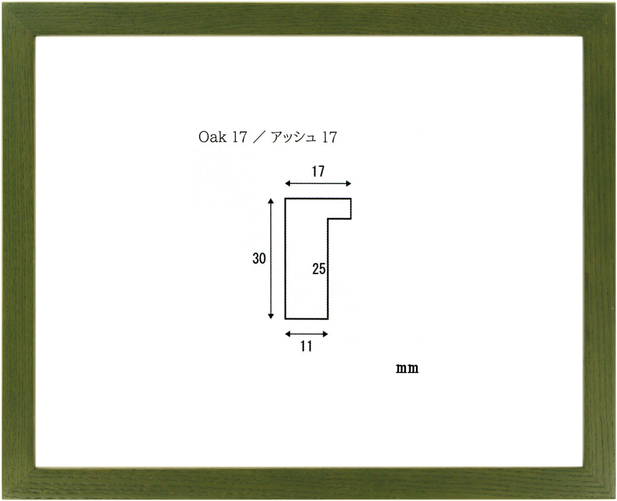デッサン用額縁 木製フレーム アッシュ17 小全紙サイズ_画像1