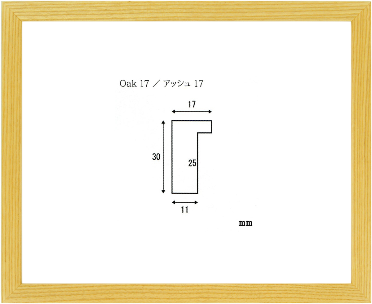 デッサン用額縁 木製フレーム アッシュ17 小全紙サイズ_画像1