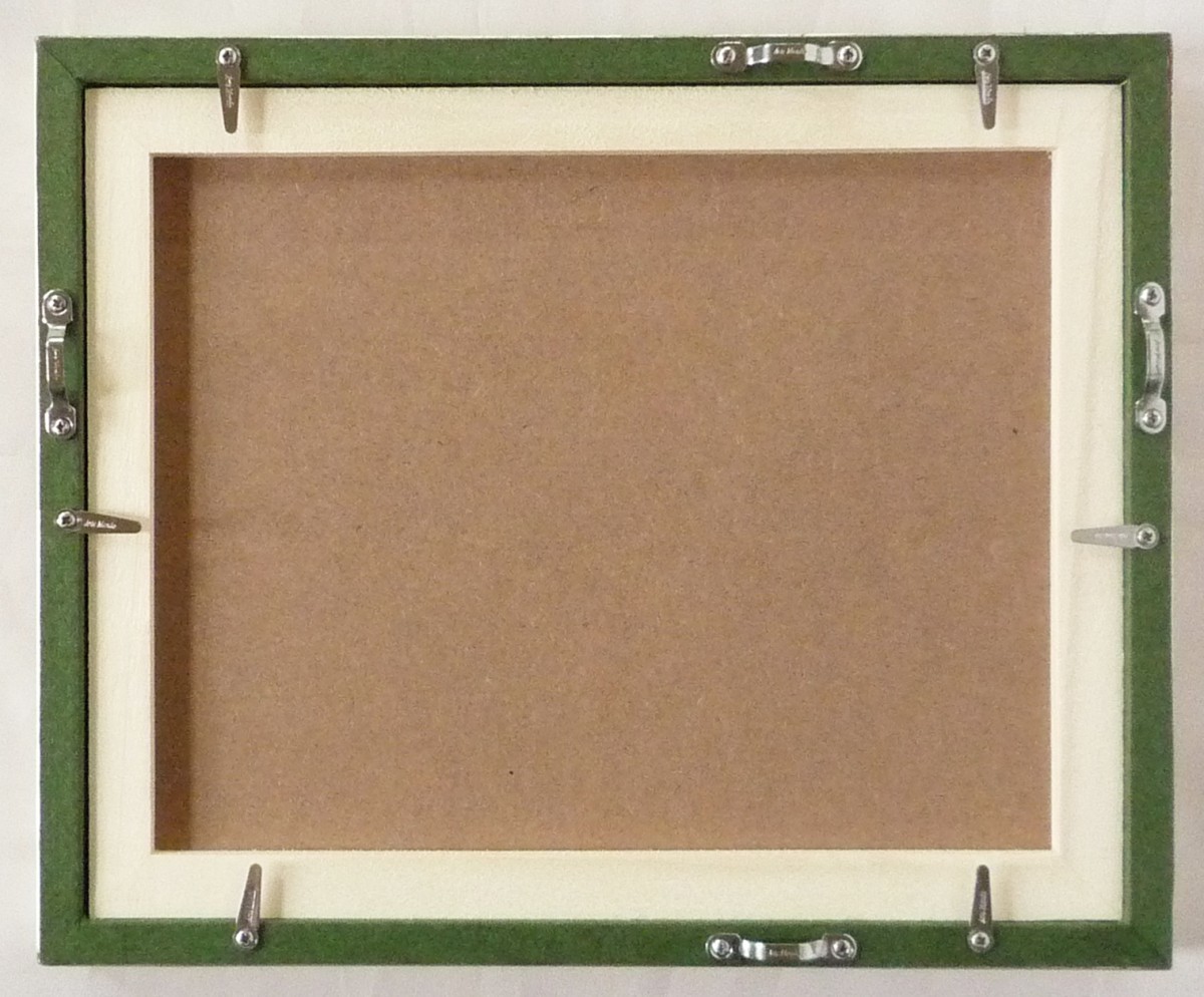 デッサン用額縁 木製フレーム 珠クレタ 四ッ切サイズ_画像6