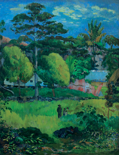 絵画 複製名画 キャンバスアート 世界の名画シリーズ ポール・ゴーギャン 「風景 」 サイズ 15号